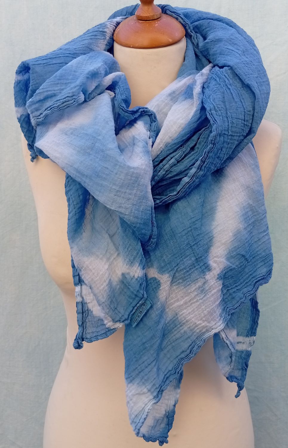 Chèche tie and dye Saphir – Image 3