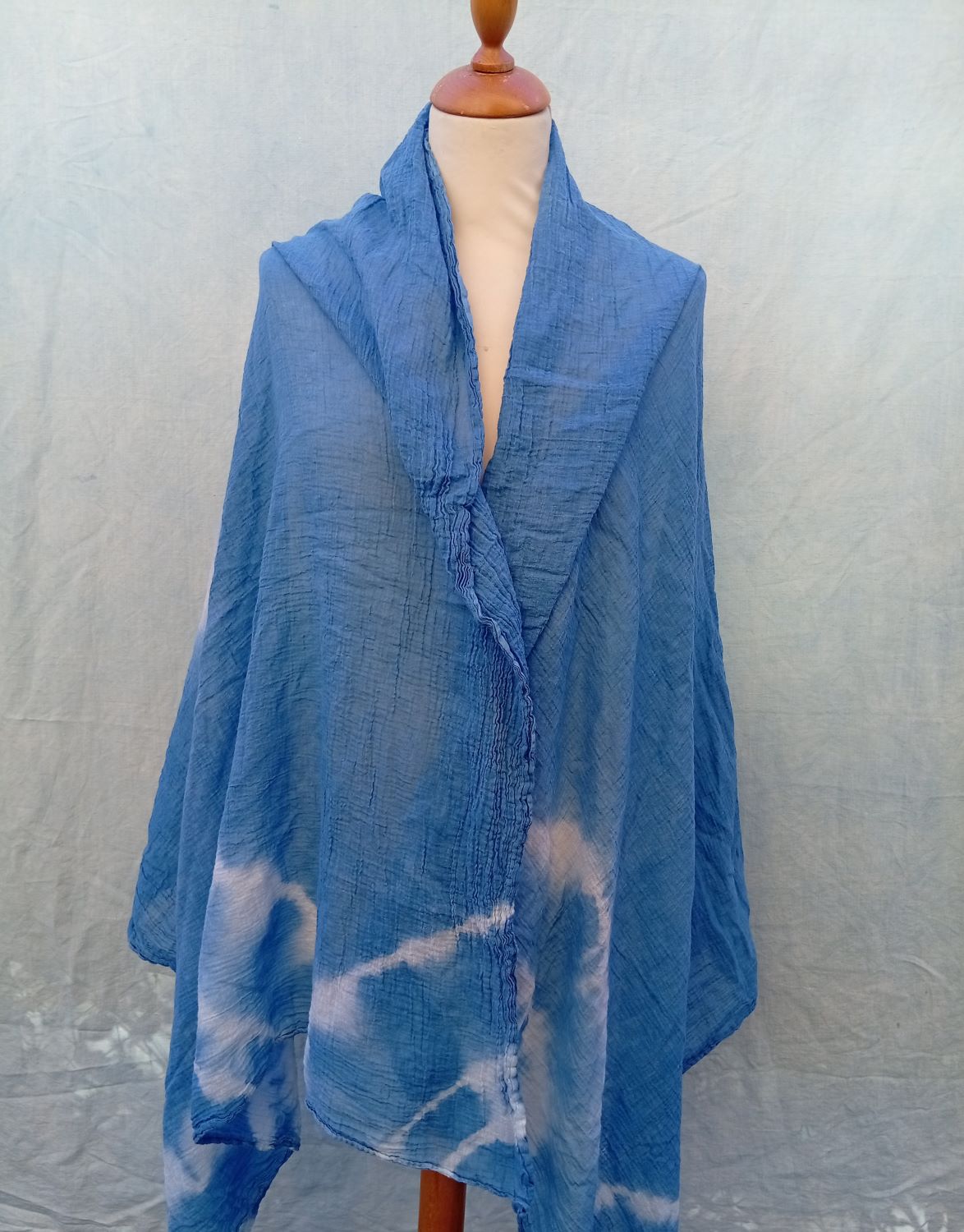 Chèche tie and dye Saphir – Image 4