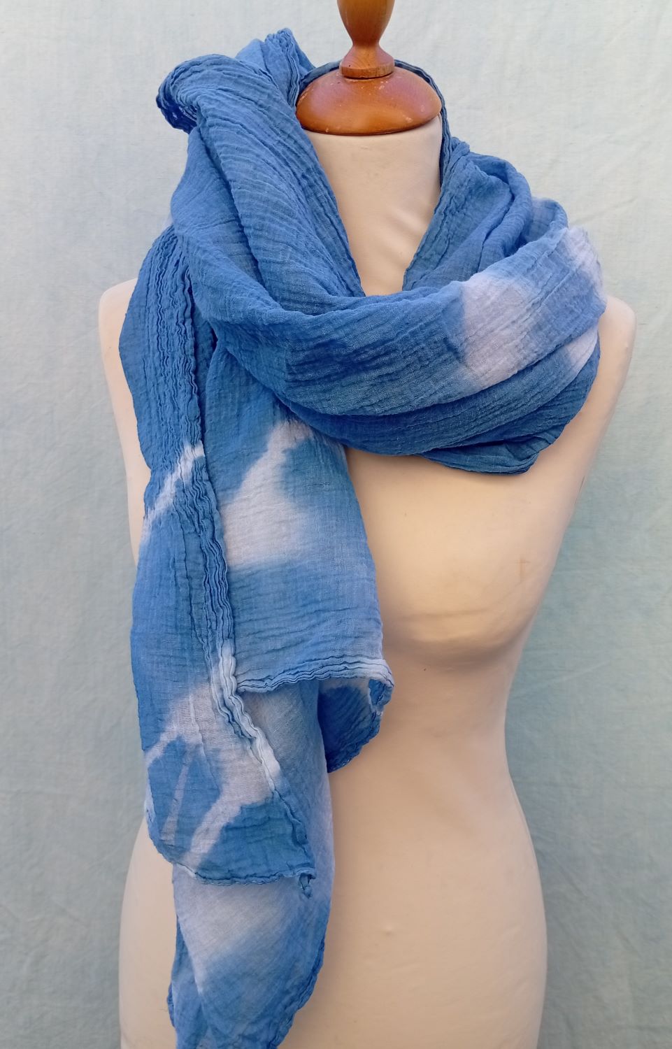 Chèche tie and dye Saphir – Image 6