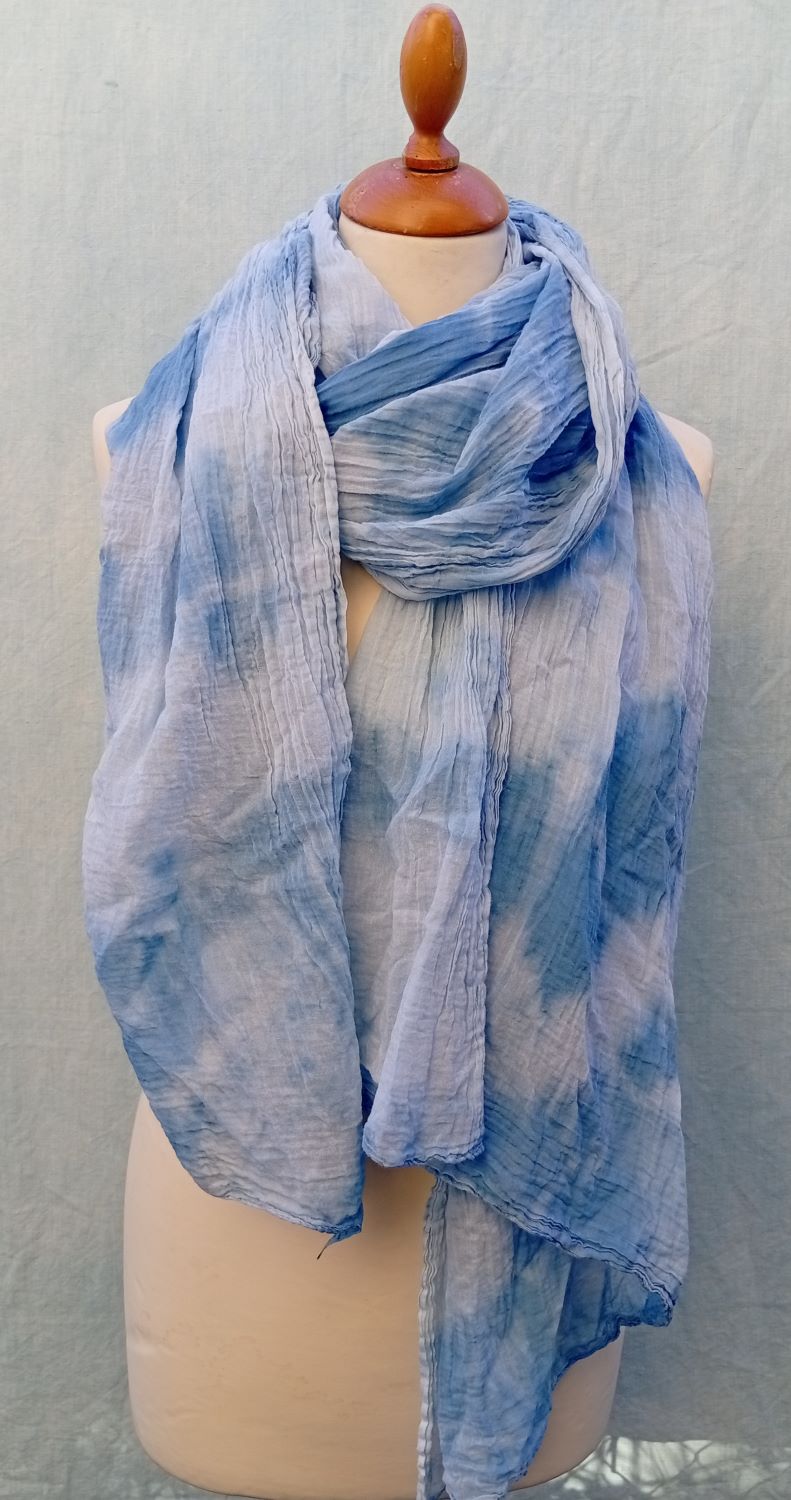 Chèche tie and dye Isatis – Image 2