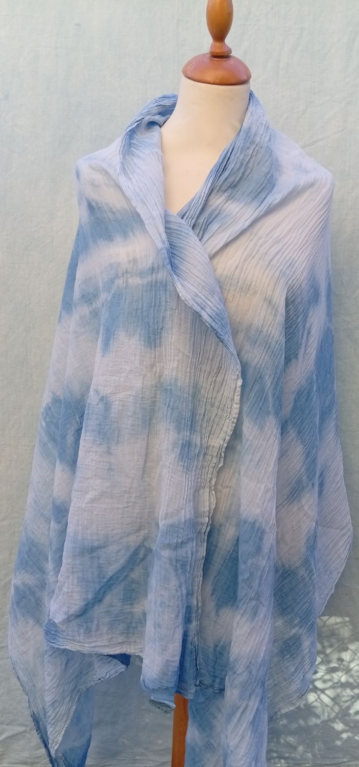 Chèche tie and dye Isatis – Image 4