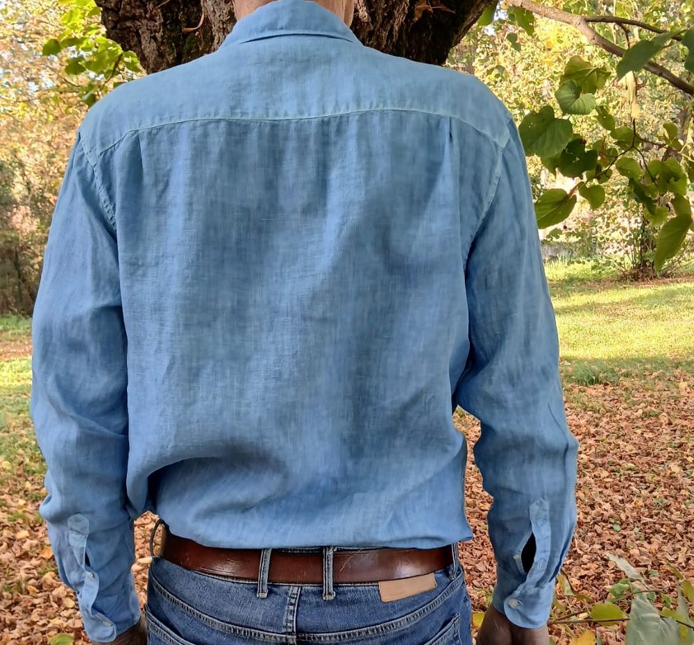 Chemise Homme 100% lin français -Cintrée - Col classique - Manches longues – Image 6